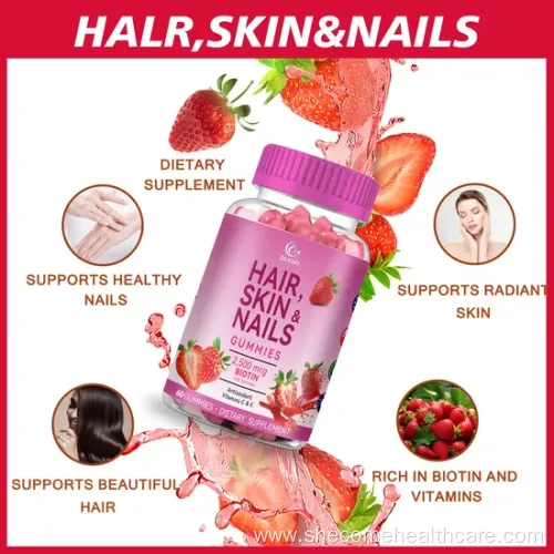 OEM Gummy Candy Vitamins for Adult Beauty Support